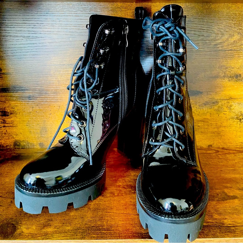 Black Leather Dominatrix Books [Size 11]
